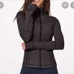 Lululemon Define Heathered Black Jacket size 10